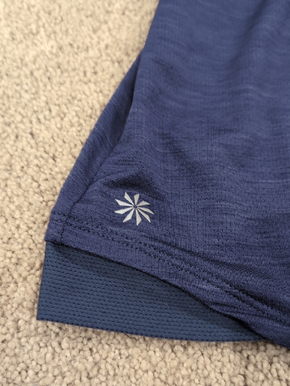 Athleta Indigo Blue Racerback Performance Tank - Picture 3 of 5